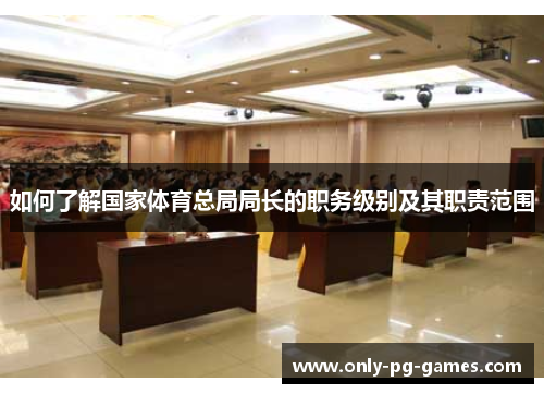 如何了解国家体育总局局长的职务级别及其职责范围