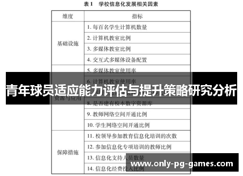 青年球员适应能力评估与提升策略研究分析